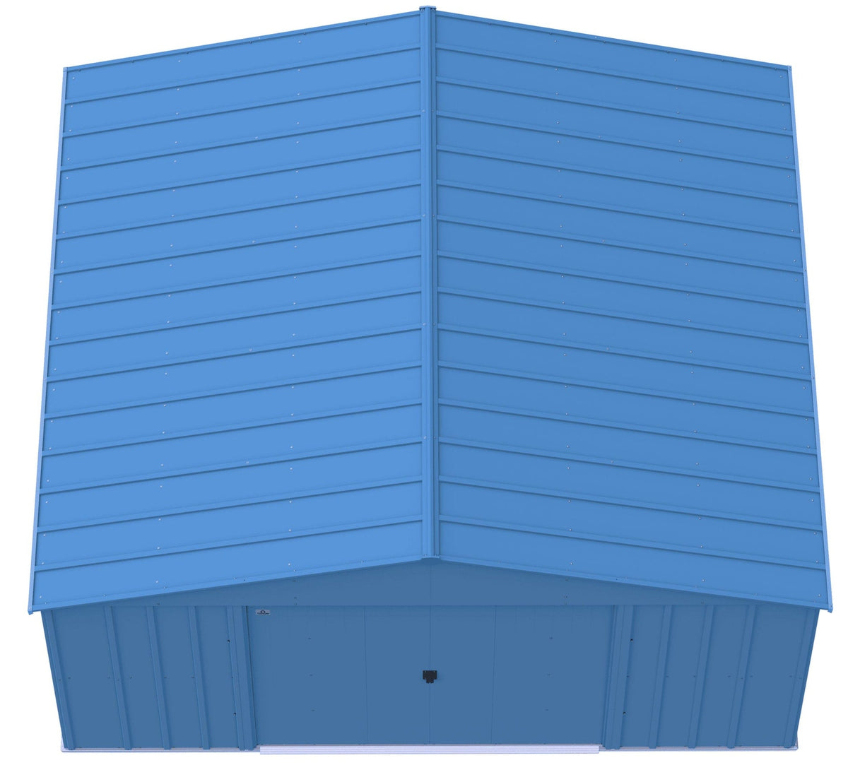 Arrow Classic 14x12-ft Blue Grey Corrosion-Resistant Steel Shed