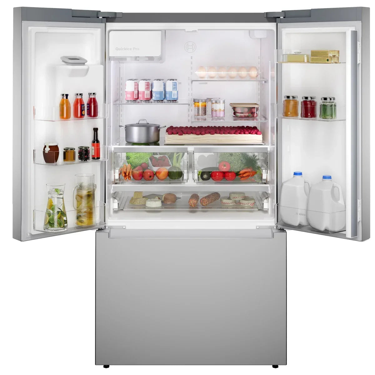 500 Series 24 in Stainless Steel German Made Third Rack Dishwasher with Pocket Handle