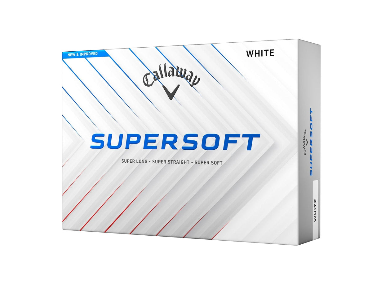 Golf SuperSoft Golf Balls, 2025 Version, White, 12-pk