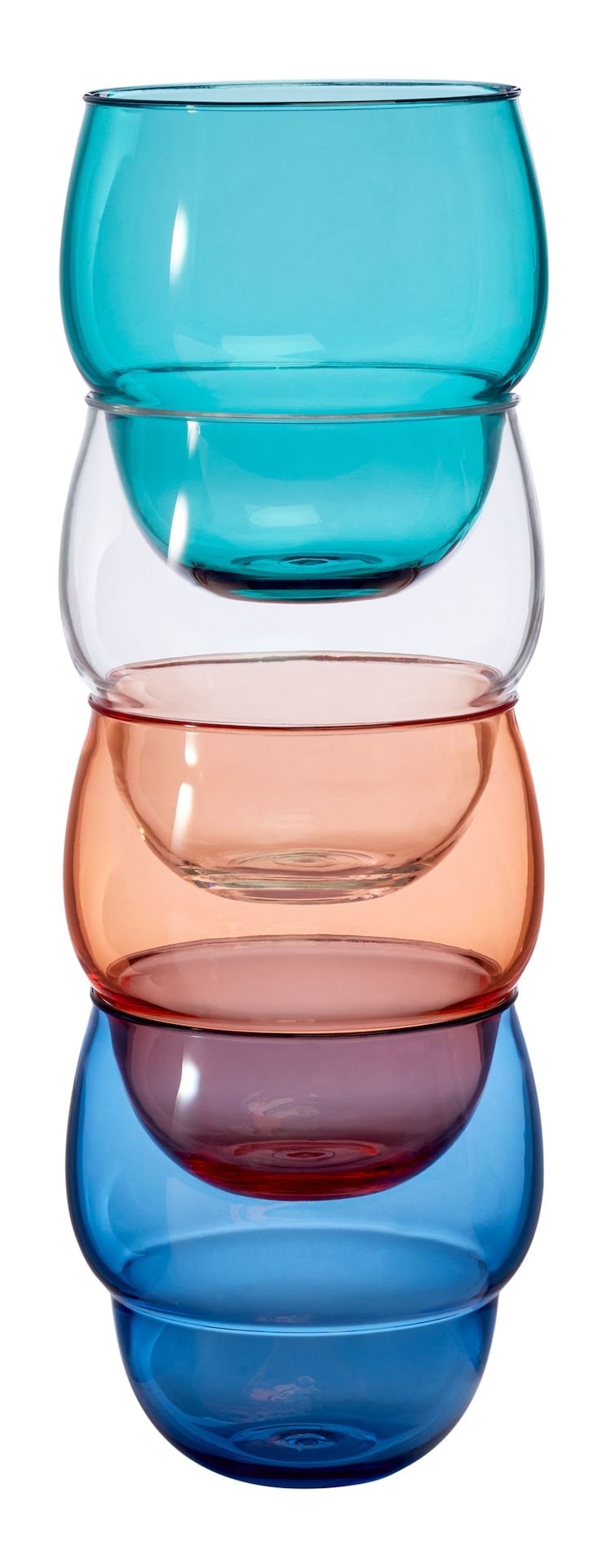 CANVAS Stacking Bubble Glass Set, BPA Free, Dishwasher Safe, Stackable