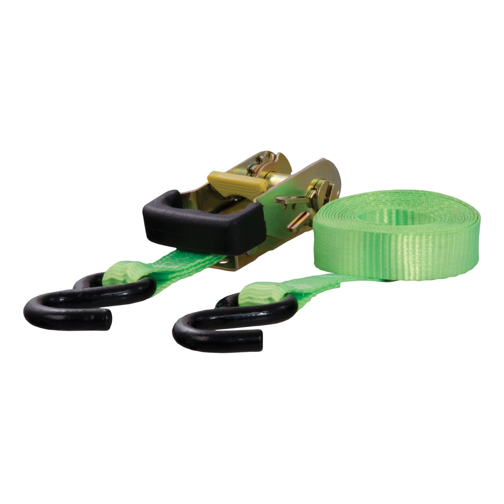 83027 16-ft Lime Green Cargo Strap with S-Hooks (1,100-lb)