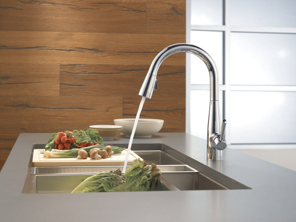 Delta 1-Handle Pull-Down Kitchen Faucet, Chrome