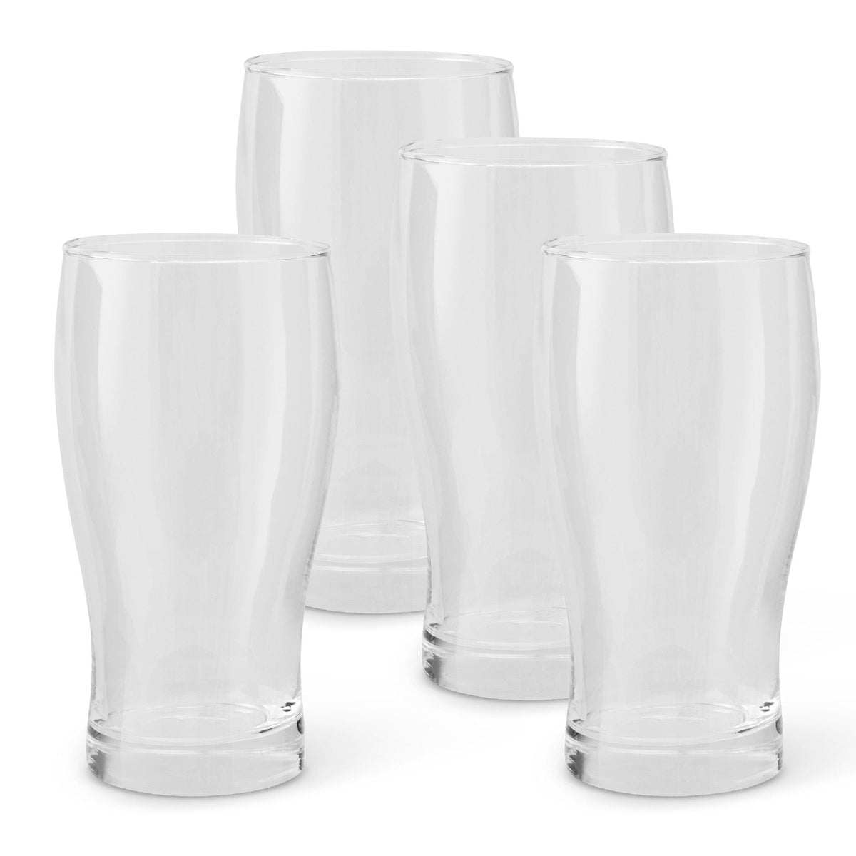 Beer Glasses Set, 540-mL, Lead-Free, 4-pc