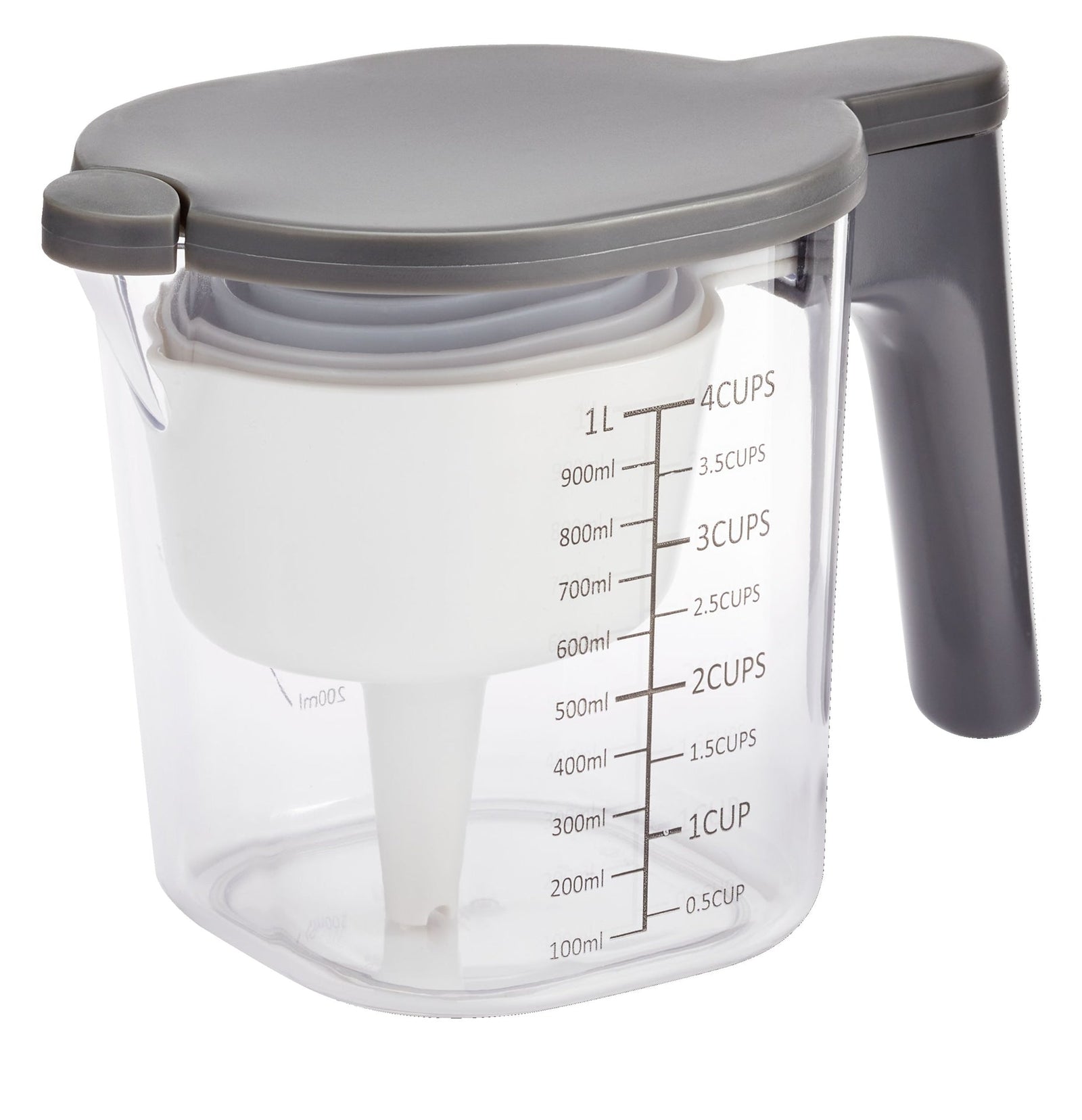 Plastic Stackable Measuring Cup Set, 10-pc