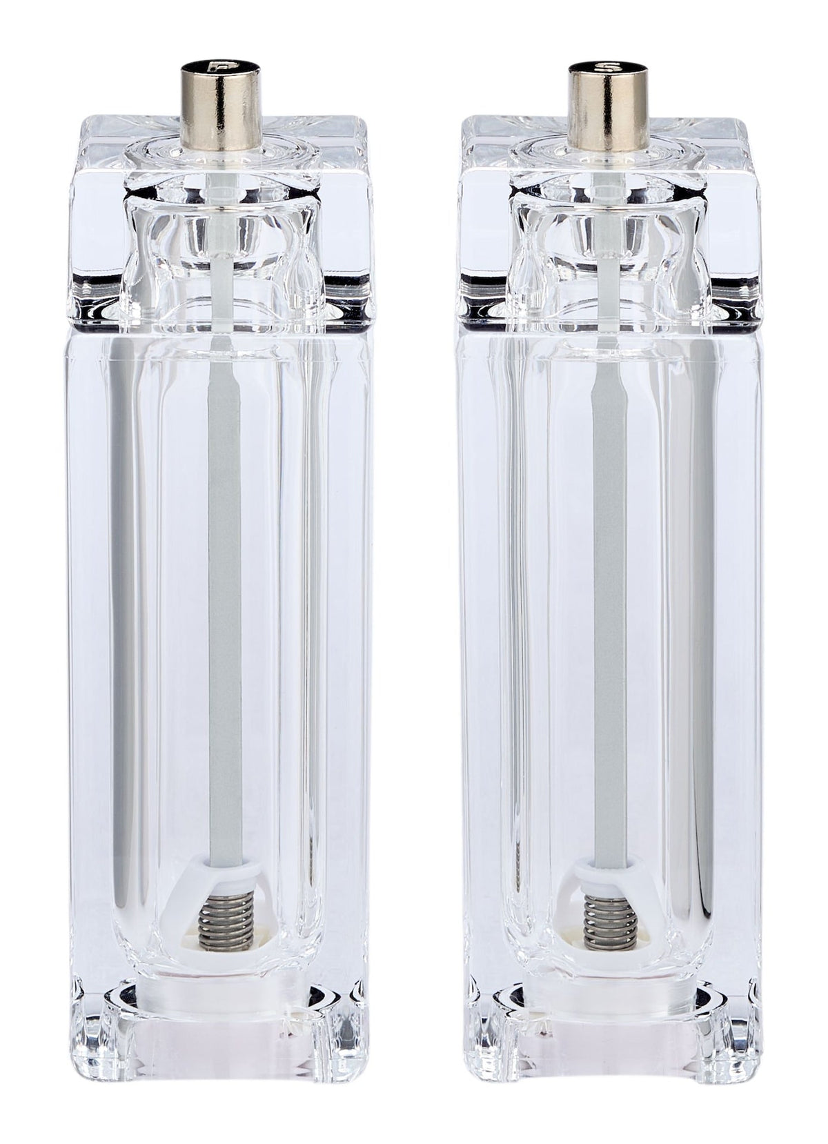 Transparent Acrylic Salt & Pepper Grinder Set