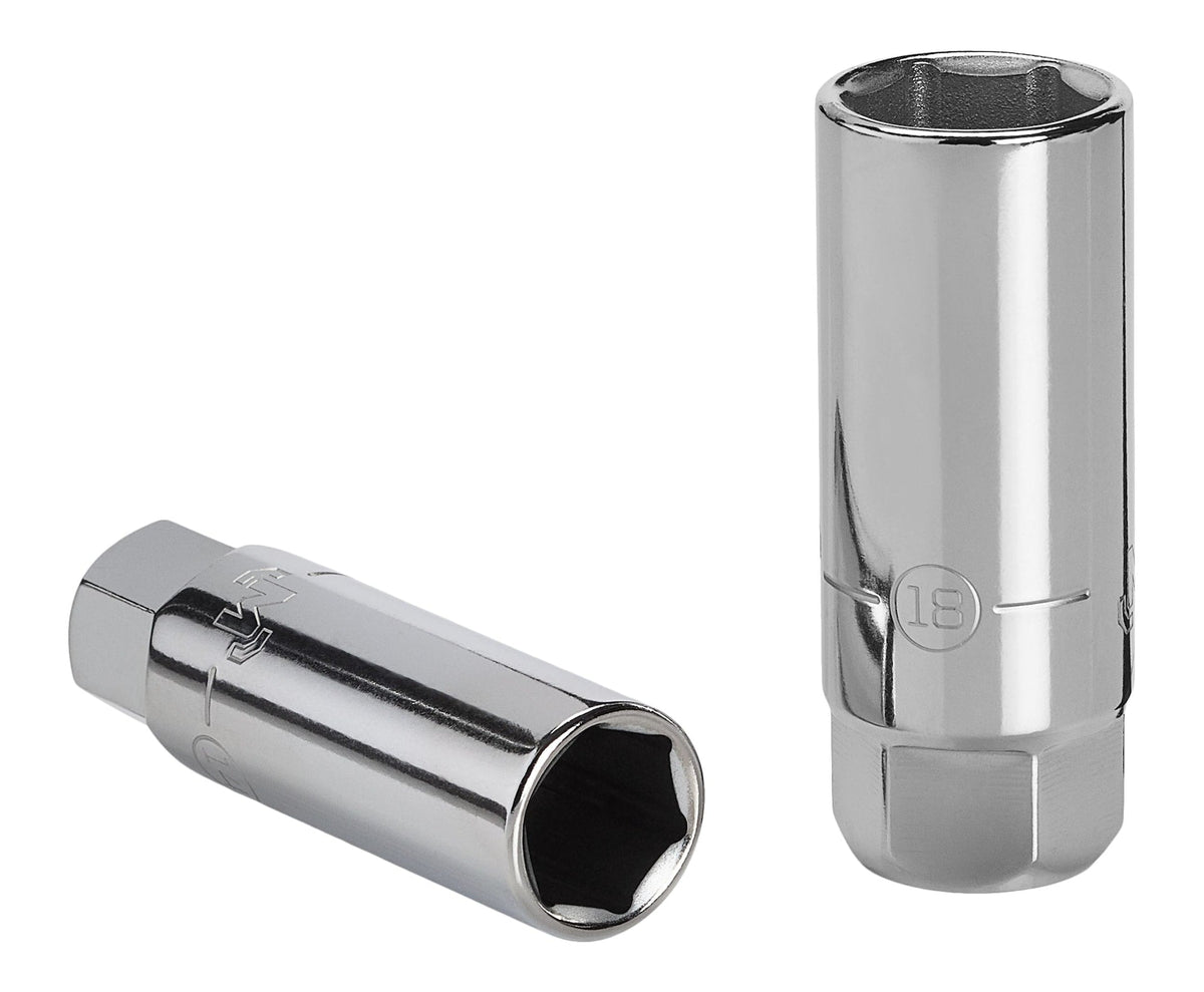 2 Piece 3/8" Drive Spark Plug Socket Set Metric