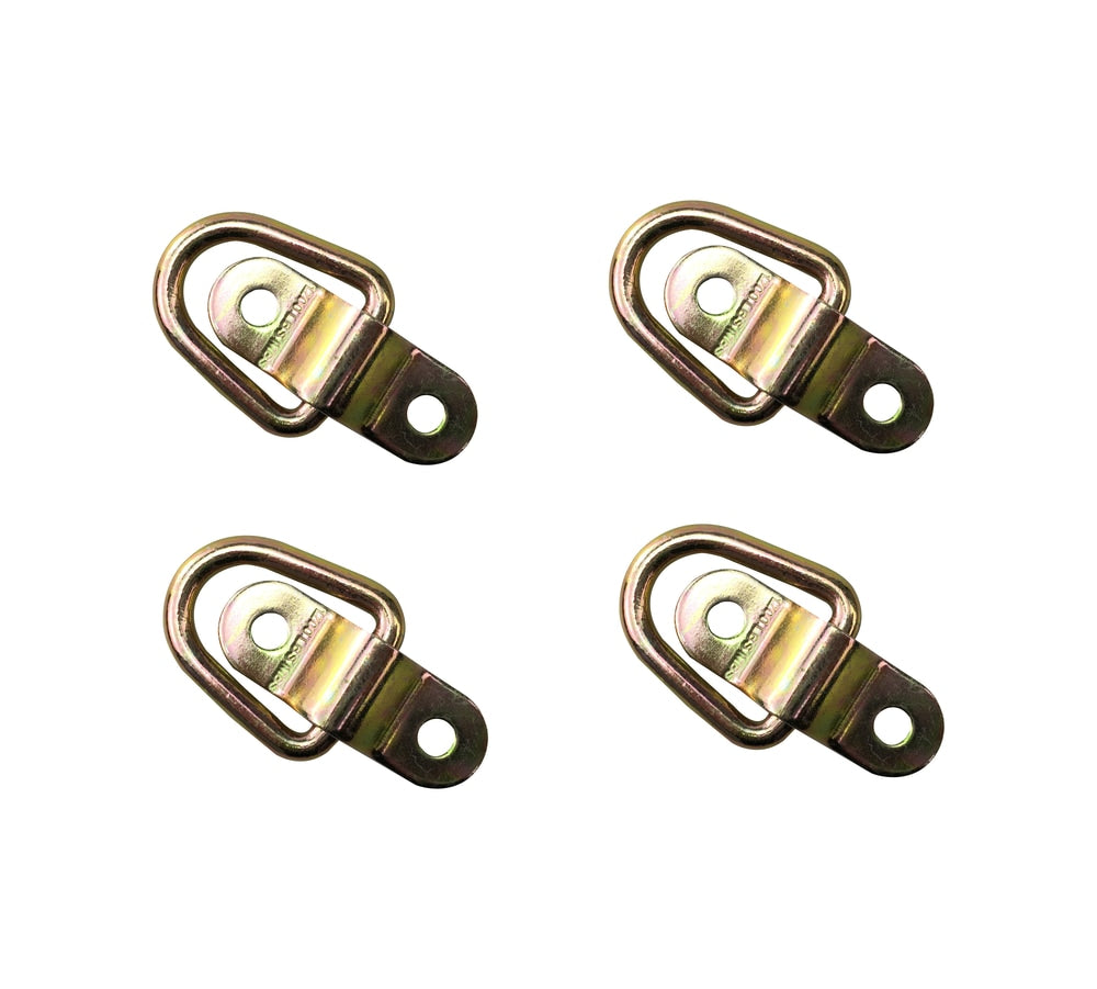 1,200-lb Light Duty D-Ring, Surface Mountable, 4-pk