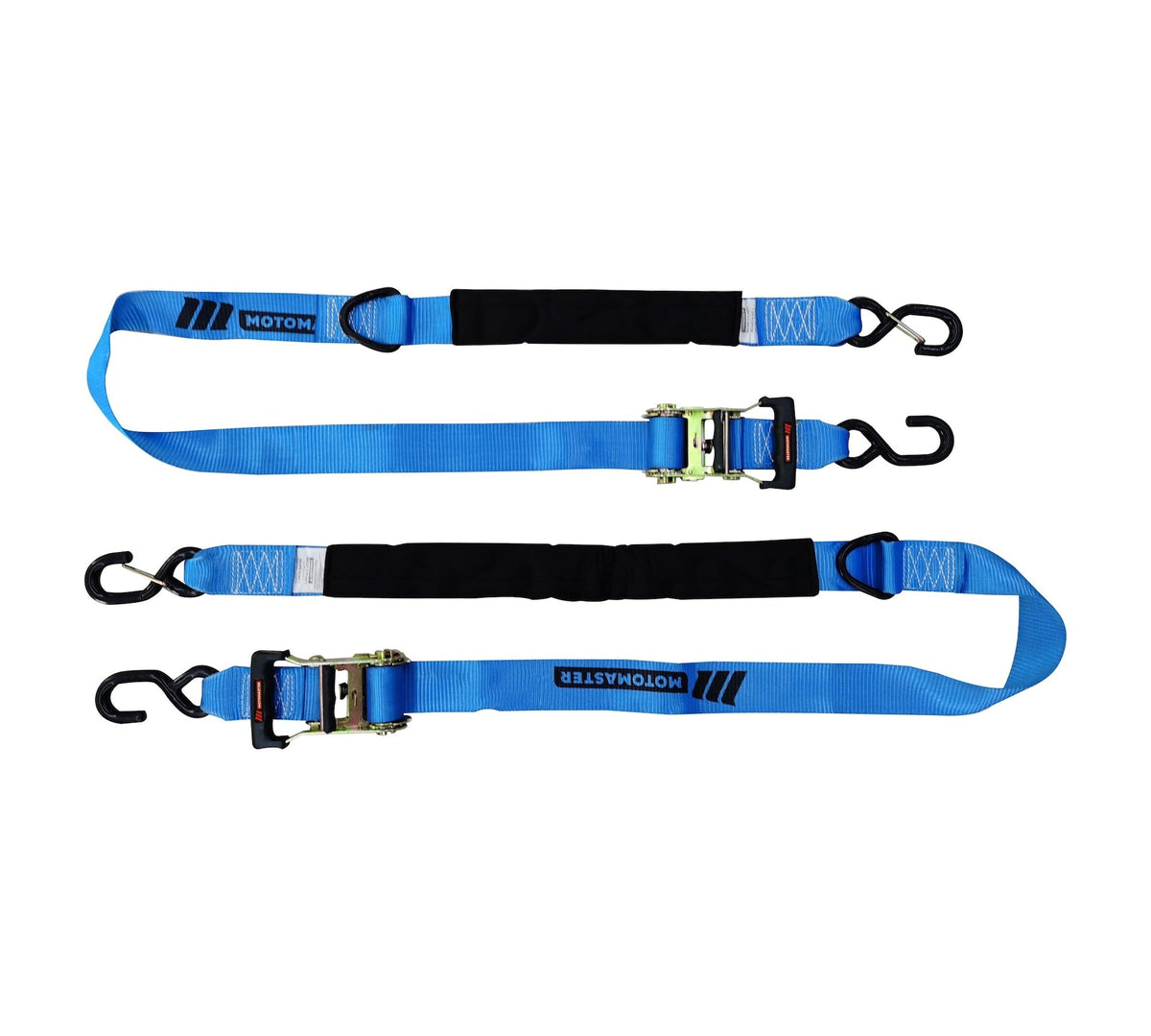 3,600-lb Heavy Duty Ratchet Tie Down Strap, Assorted Sizes, 4-pk