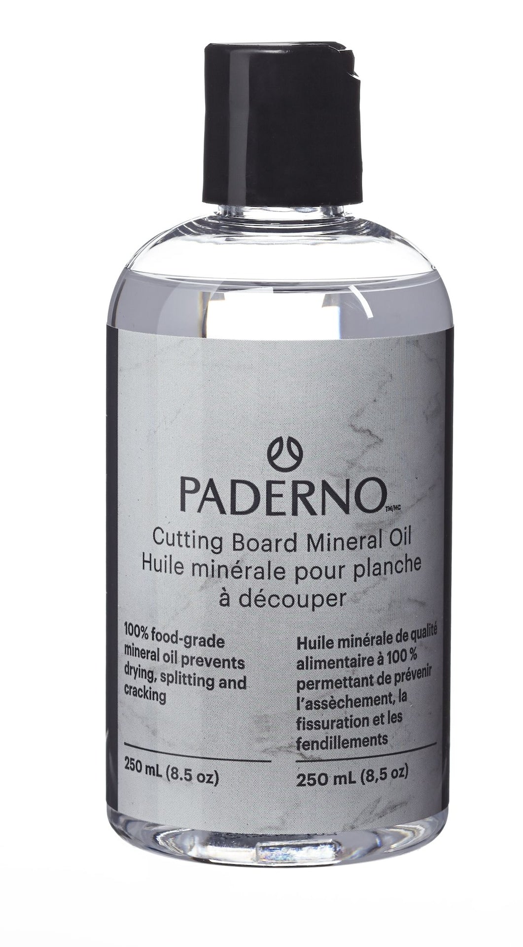 100% Food-Grade Mineral Oil Treatment For Cutting Boards, 250-mL