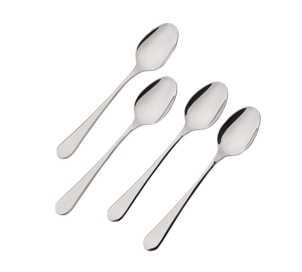 Stainless Steel Dinner Spoons, 4-pc