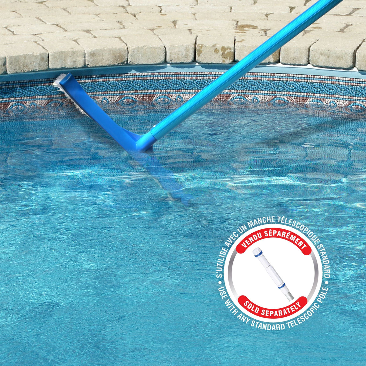 Plastic Wall Pool Brush for Above Ground Pool