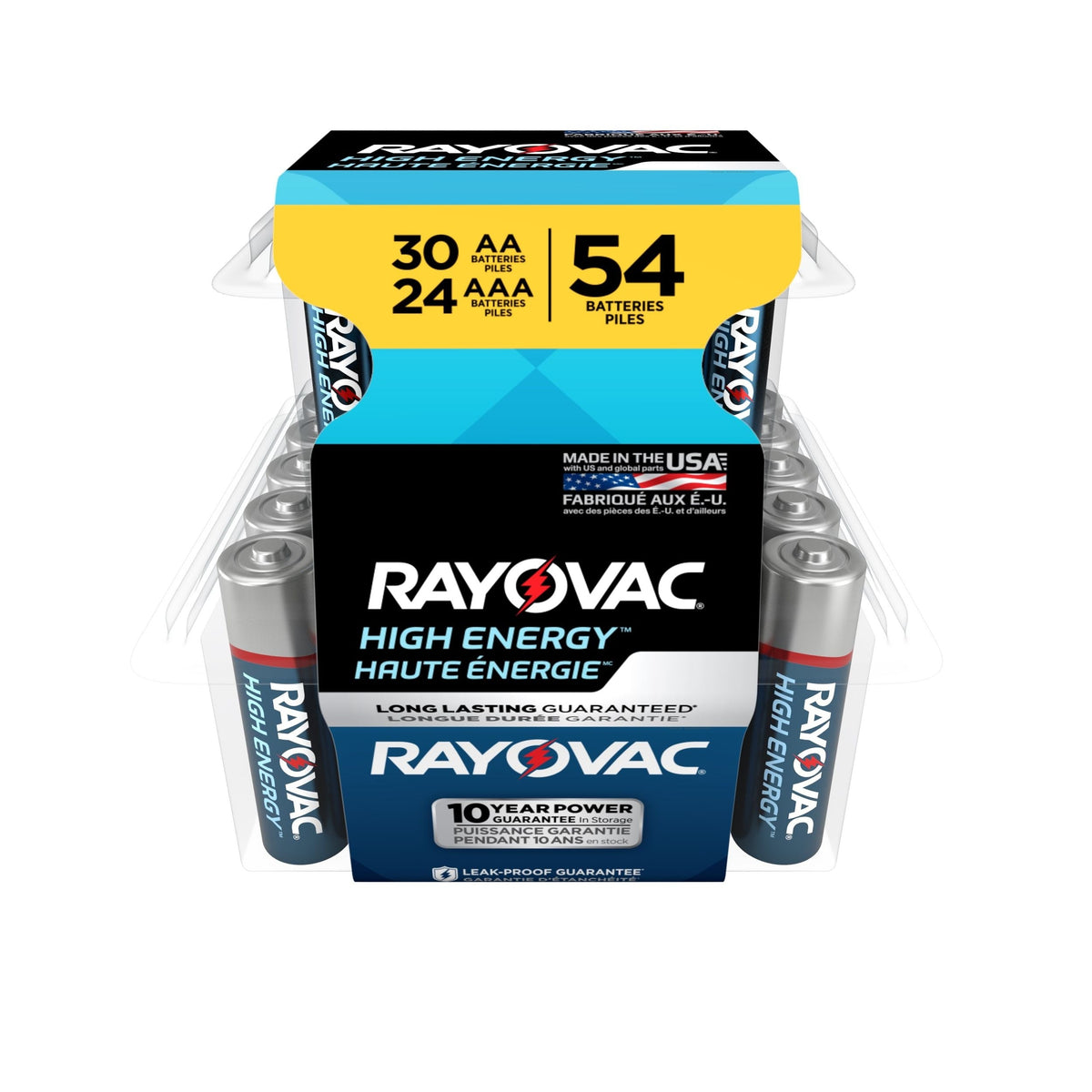 AA30/AAA24 Battery Combo Pack, 54-pk