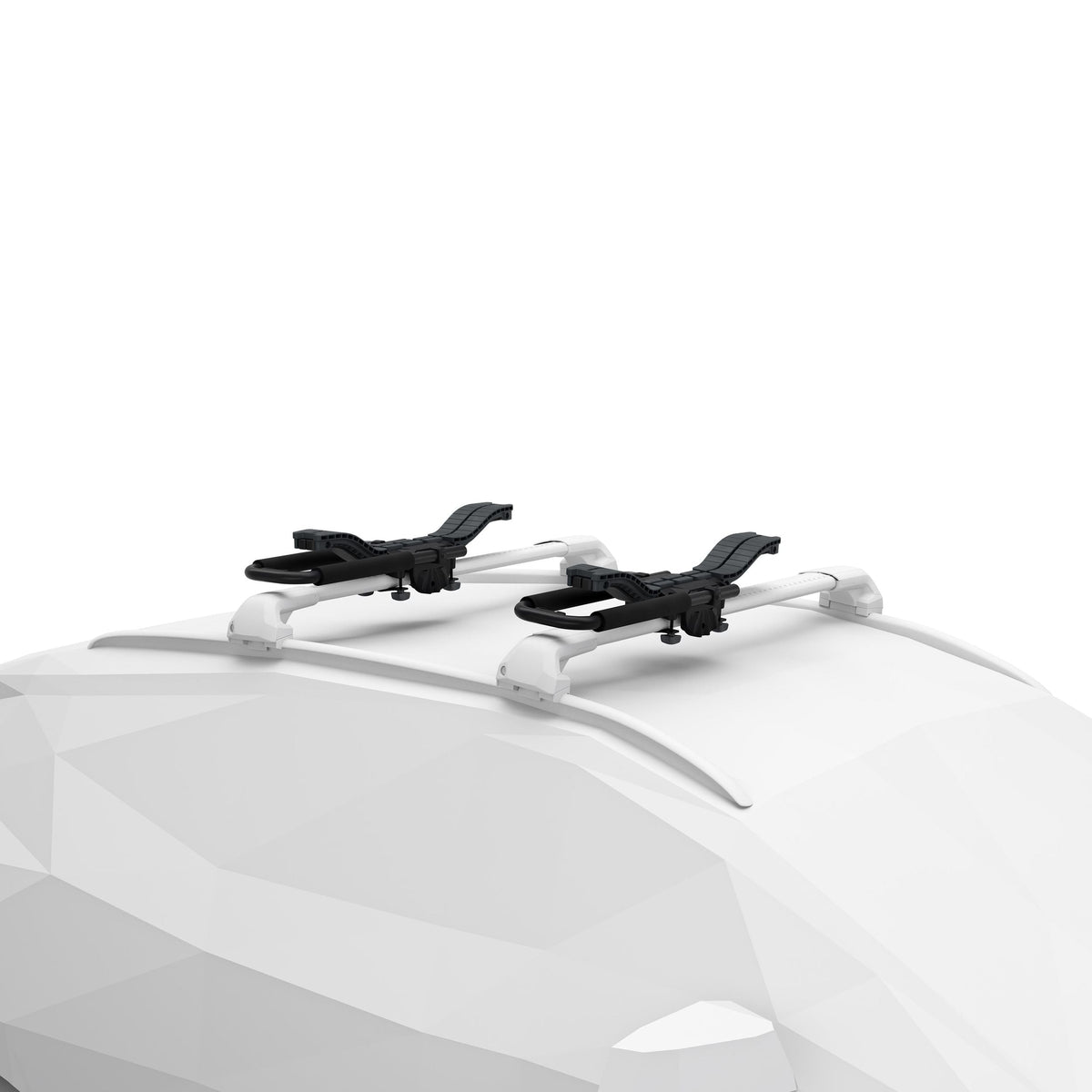 Compass Black Vertical Kayak Rack with Hardware