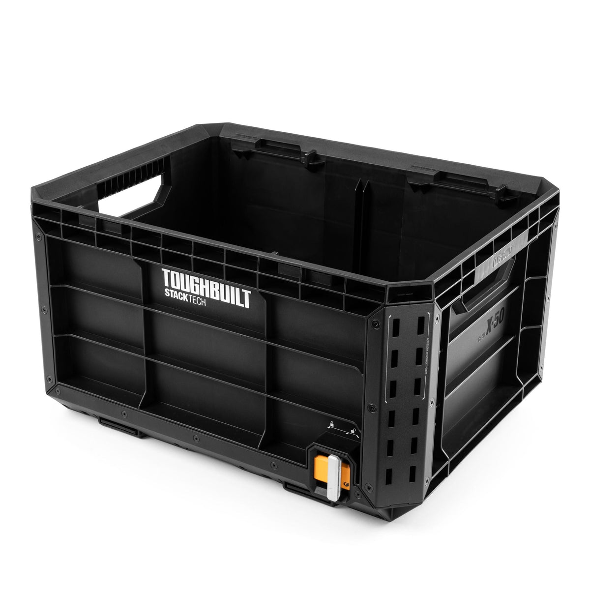 Auto-Locking Tool Storage Crate