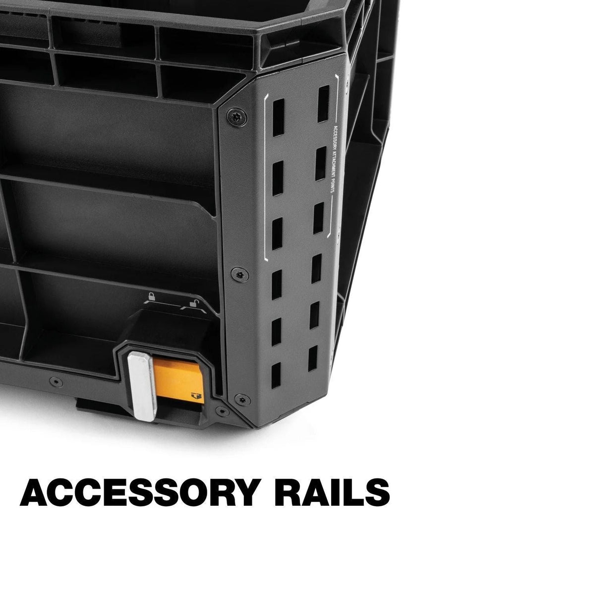 Auto-Locking Tool Storage Crate