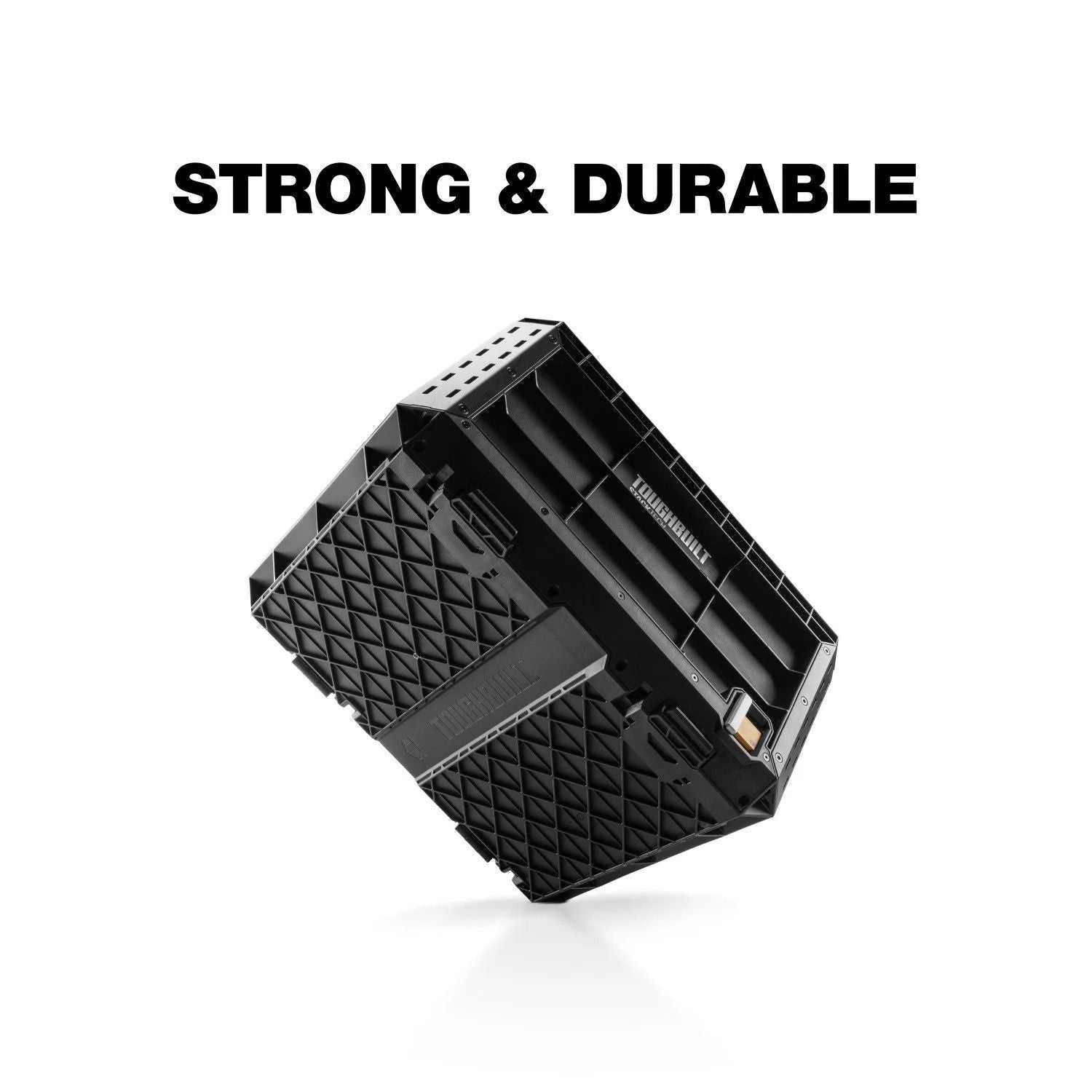 Auto-Locking Tool Storage Crate