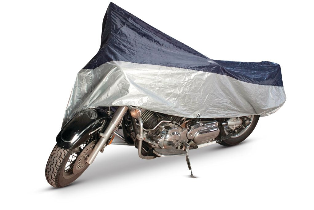 200 Series Fabric Motorcycle Cover for Water & UV Resistance, Large