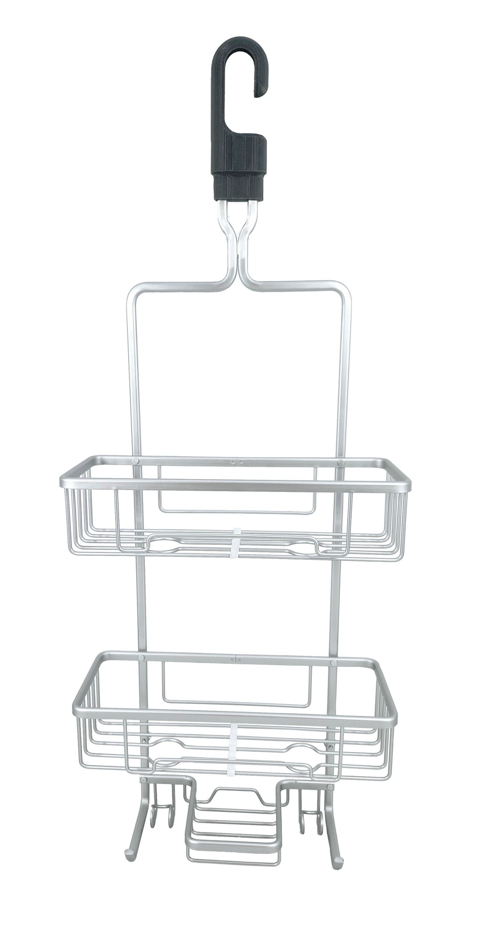 Type A Freestanding Corner Shower Caddy with Hook, 3-Tier