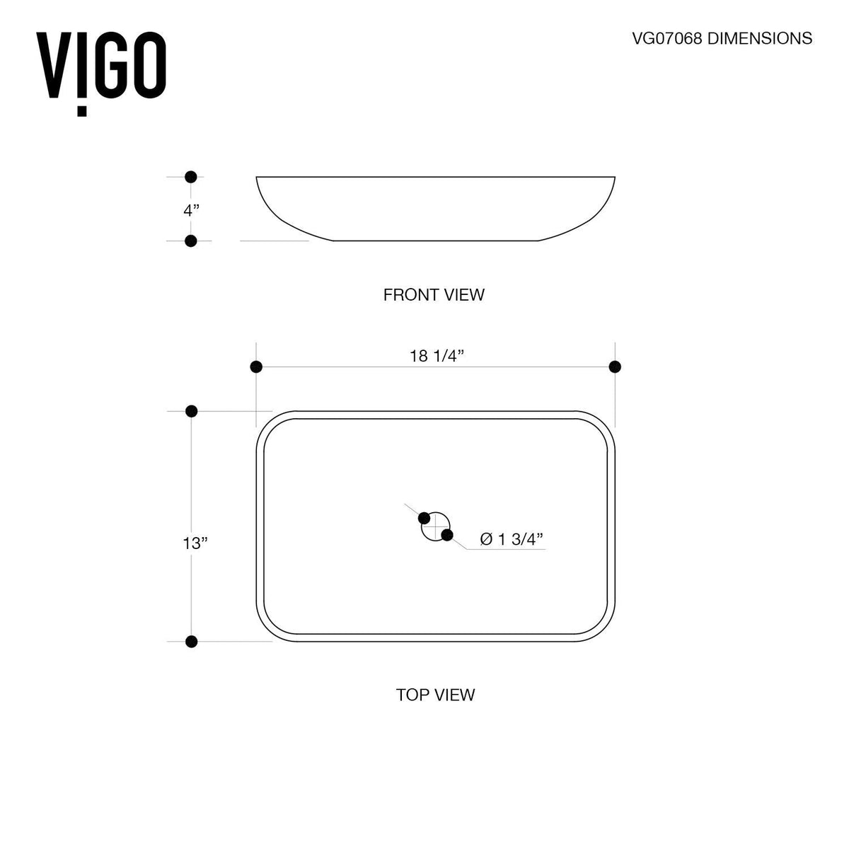 Glass Rectangular Vessel Bathroom Sink/Basin, Turquoise