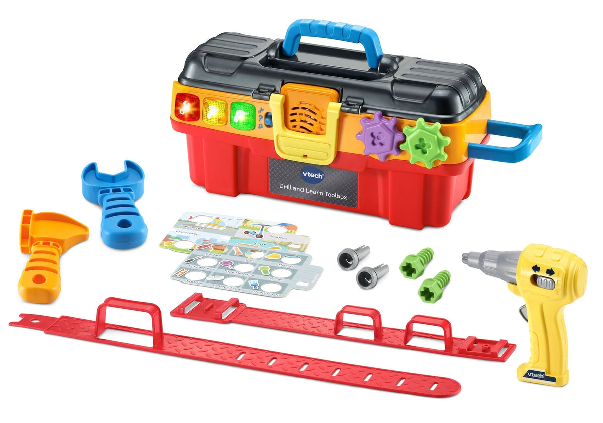 Drill & Learn Toolbox Pro, English Language Version, Battery Operated