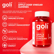 Non-GMO Vegan Gummy Bulk Case With Folate & B12 — Goli Nutrition Apple Cider Vinegar Gummies