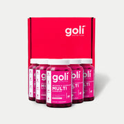Goli 5 Bottles of Women's Multi Gummies — 18 Nutrients with Biotin and Key Minerals