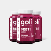 Vitamin B12 Superfood Chews: Goli Beets Cardio Gummy - Beet Root Extract & 100mg CoQ10, Vegan