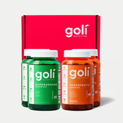 Beauty Collagen Gummies Plus Daily Greens — Goli® Super Combo: 2 Superfruits & 2 Supergreens