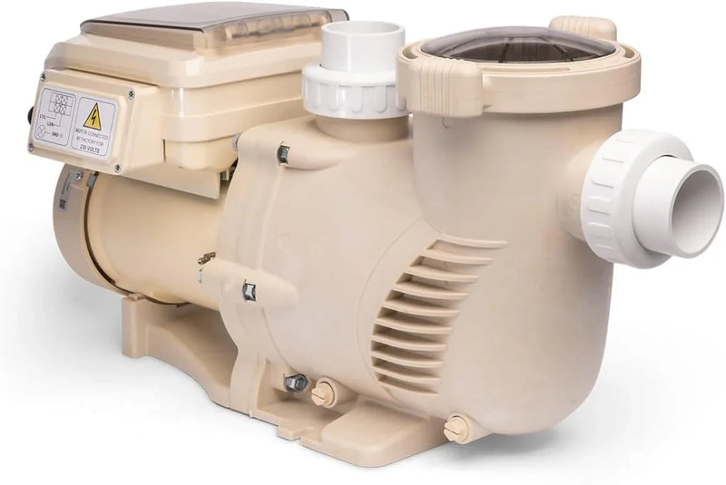 1.5HP Variable 2-Speed Swimming Pool Pump High Flow Above-Ground Swimming Pump Strainer w/ Slip on Fitting M2291