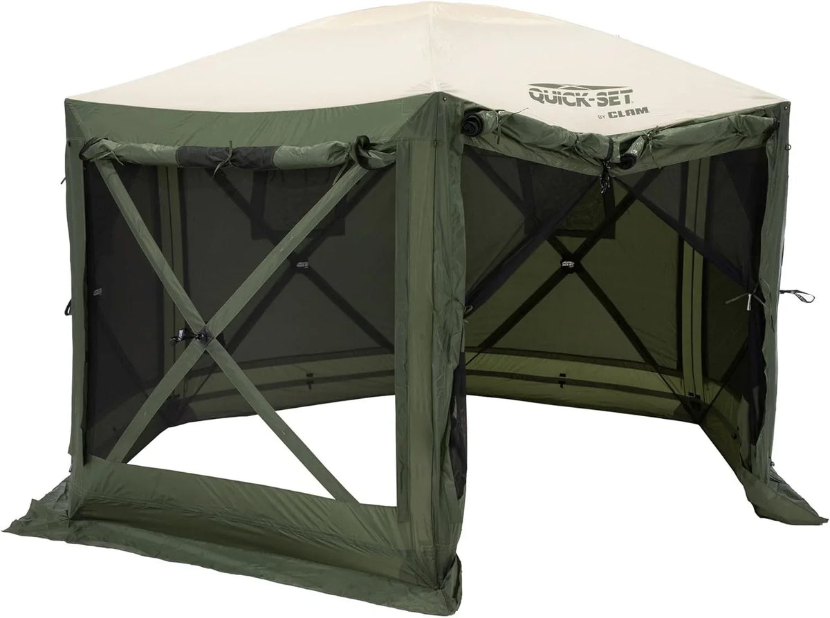 Screen Tent, Outdoor Camping Gazebo Canopy, Escape, 11.5', Brown