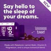 Goli Dreamy Sleep Gummy — Melatonin, Magnesium And Lemon Balm, Gelatin-Free