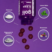 Goli Dreamy Sleep Gummy — Melatonin, Magnesium And Lemon Balm, Gelatin-Free