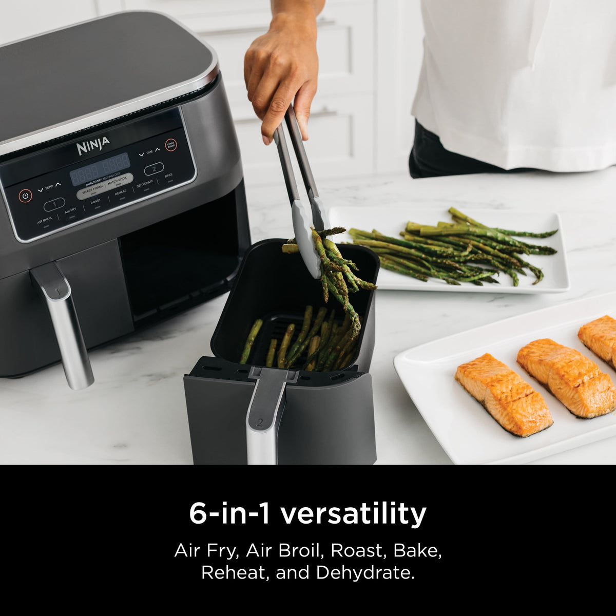 Ninja DualZone 6-in-1 8-Qt Air Fryer – Black