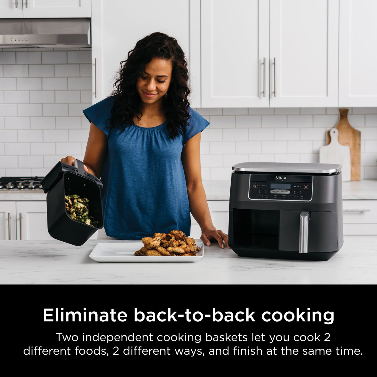 Ninja DualZone 6-in-1 8-Qt Air Fryer – Black