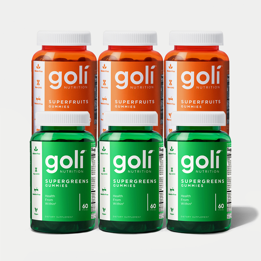 Artichoke Leaf Digestive & Immune Gummies — Goli® Super Combo: 3 Superfruits & 3 Supergreens