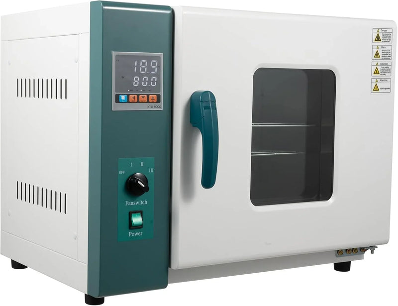 110V 1000W Horizontal Electric Blast Drying Oven 45L/12Gal Lab Forced Air Convection Drying Oven with Intelligent Temperature Controller for Industrial, Schools, Research Institutes L1687