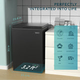 3.5 Cu.Ft Chest Freezer with Removable Basket