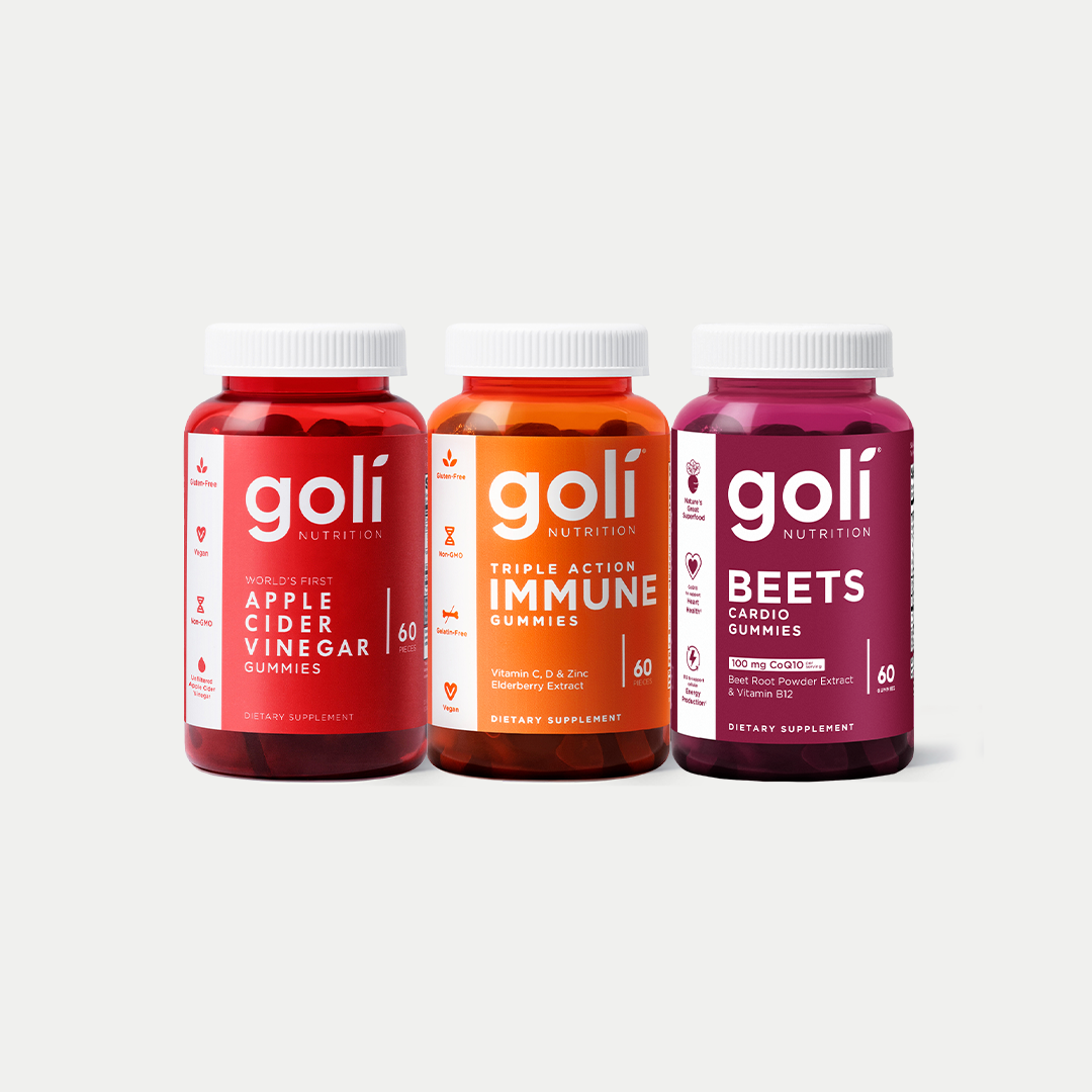 Goli Elderberry With Vitamin C, D & Zinc Gummies — Complete Immune Pack, Vegan Non-GMO