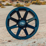 RT102 15in Wheels 15x7 4x137, 4 3 Offset, ATV UTV SxS Rims, Compatible with Can Am Commander Max Defender Max Pro Maverick X3 Maverick Trail, 4/137 Matte Black, Set of 4
