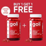 Goli® Apple Cider Vinegar Gummies — Vegan, Gluten Free with Vitamins B9 and B12