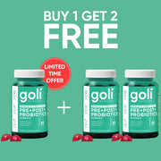 Goli® Probiotic+ Gummies — Prebiotic, Postbiotic and Probiotic Gut Blend