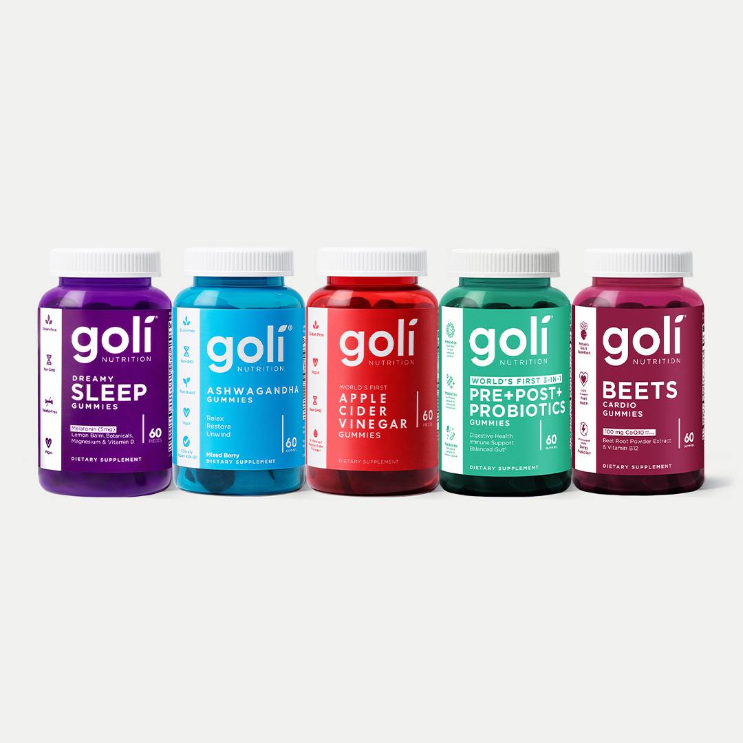 Vegan ACV & KSM-66 Ashwagandha Gummy Collection — Goli® Essential Bundle