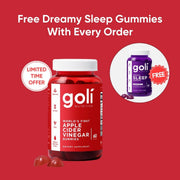 Goli® Apple Cider Vinegar Gummies + FREE Sleep Gummies — Vegan Set With Melatonin