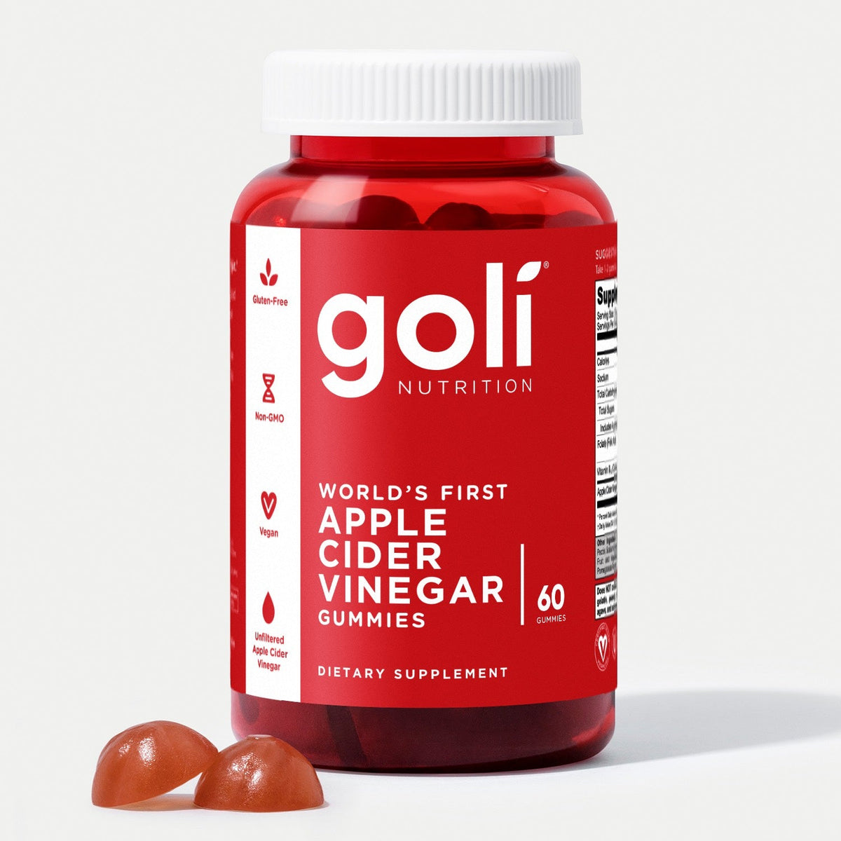 World's First ACV Gummies From Goli — Apple Cider Vinegar Gummy Vitamins - Vitamin B12