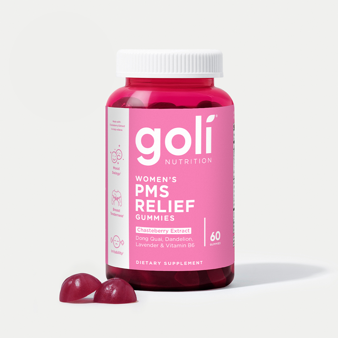 Goli Women's PMS Relief Gummies for Bundle — Chasteberry with Vitamin B6
