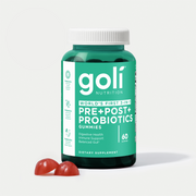 Prebiotic Fuel & Postbiotic Immune Support — Goli Nutrition Probiotic+ Gummies, 24 Jars