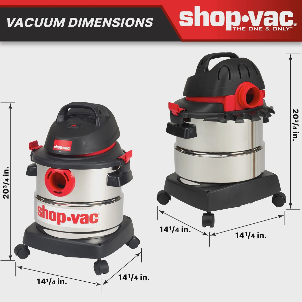 5 Gallon 4.5 Peak HP Wet Dry Vacuum