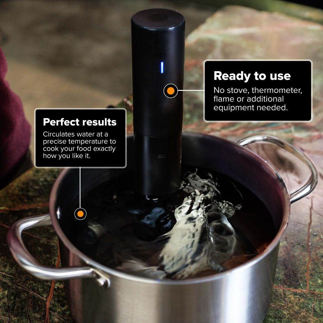 Culinary Sous Vide Precision Cooker Mini, Black