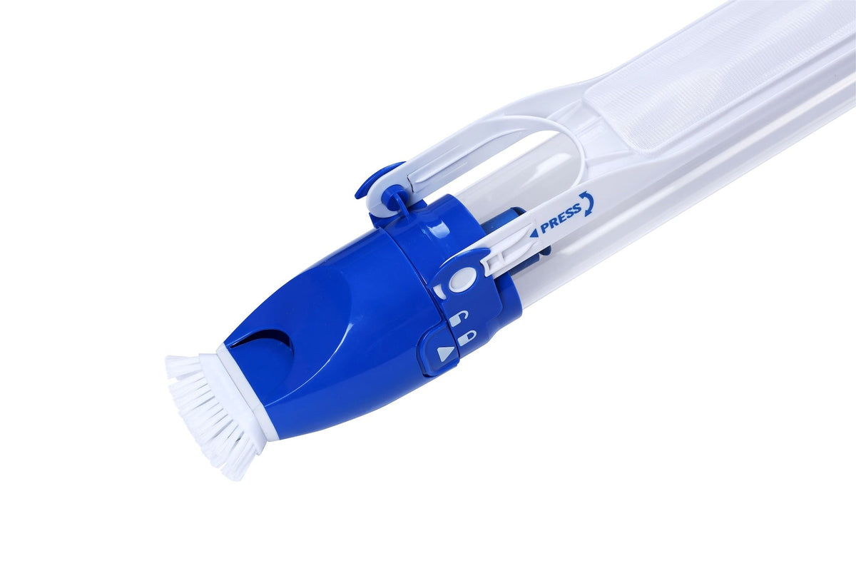 Aquarius Small Pool Vacuum with Telescopic Pole & Skimmer Attachments