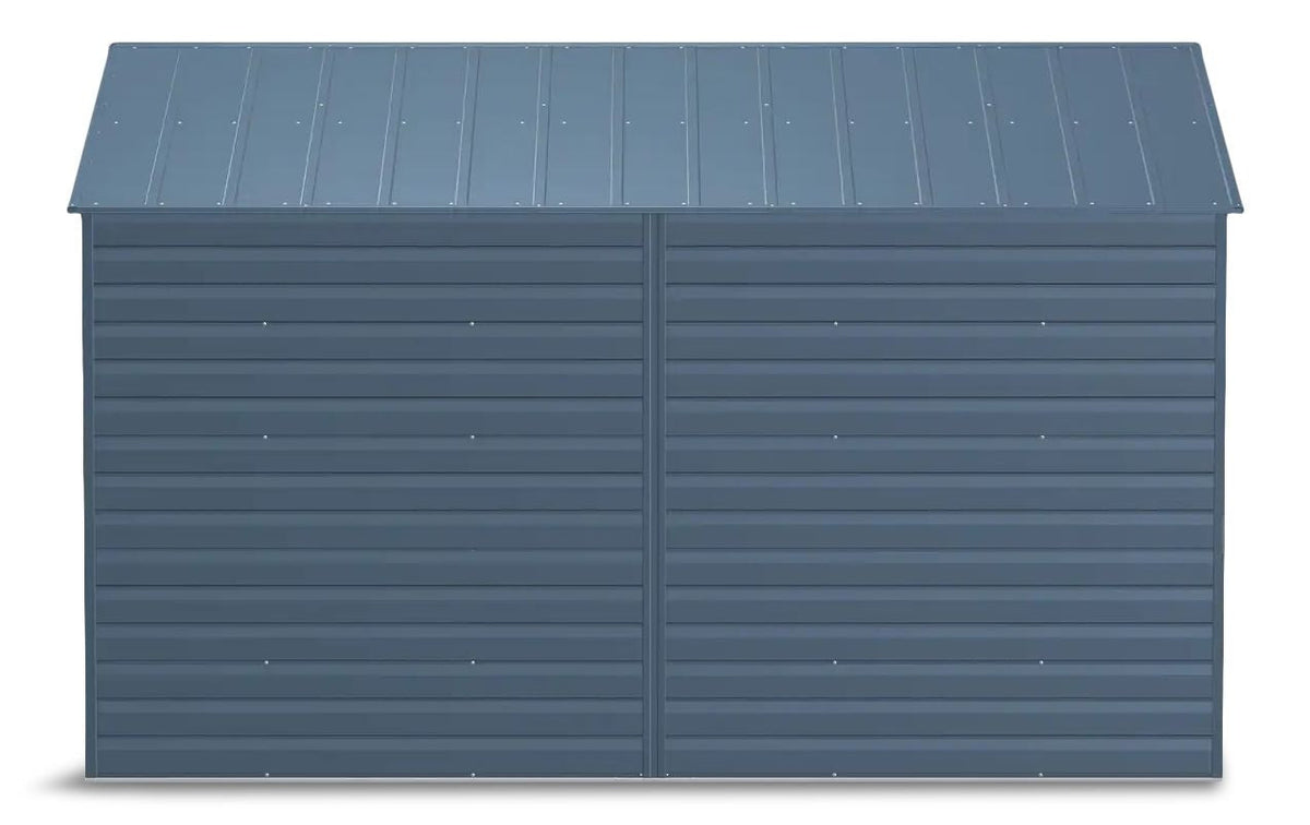 Arrow Select Galvanized Steel Storage Shed, Blue Grey, 10-ft x 8-ft